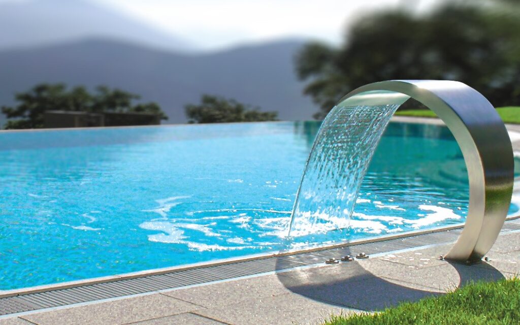 dodatna oprema za bazene - bazenske fontane rijeka